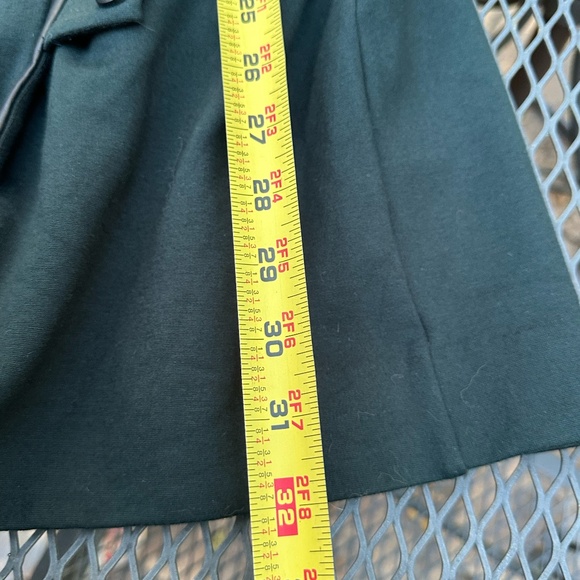 Cabi Renaissance Jacket Zipper Faux Leather Detail Emerald Green Womens Small - Picture 8 of 9